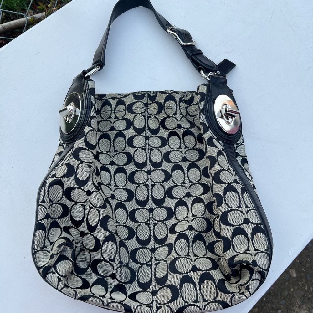 Coach shoulder purse y2k vintage
